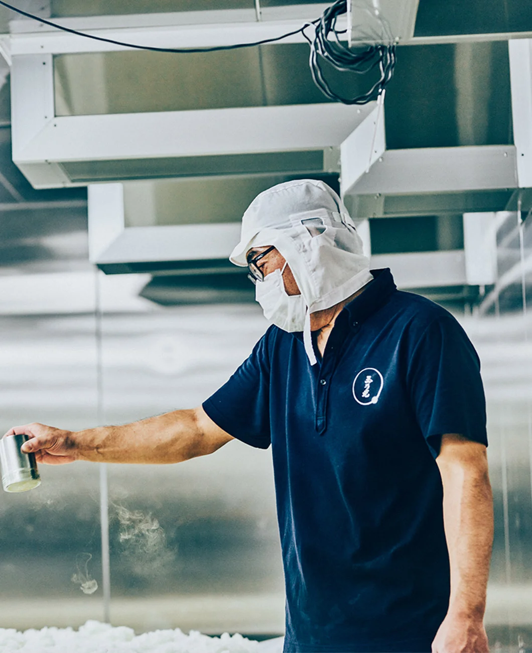 酒母造りの様子