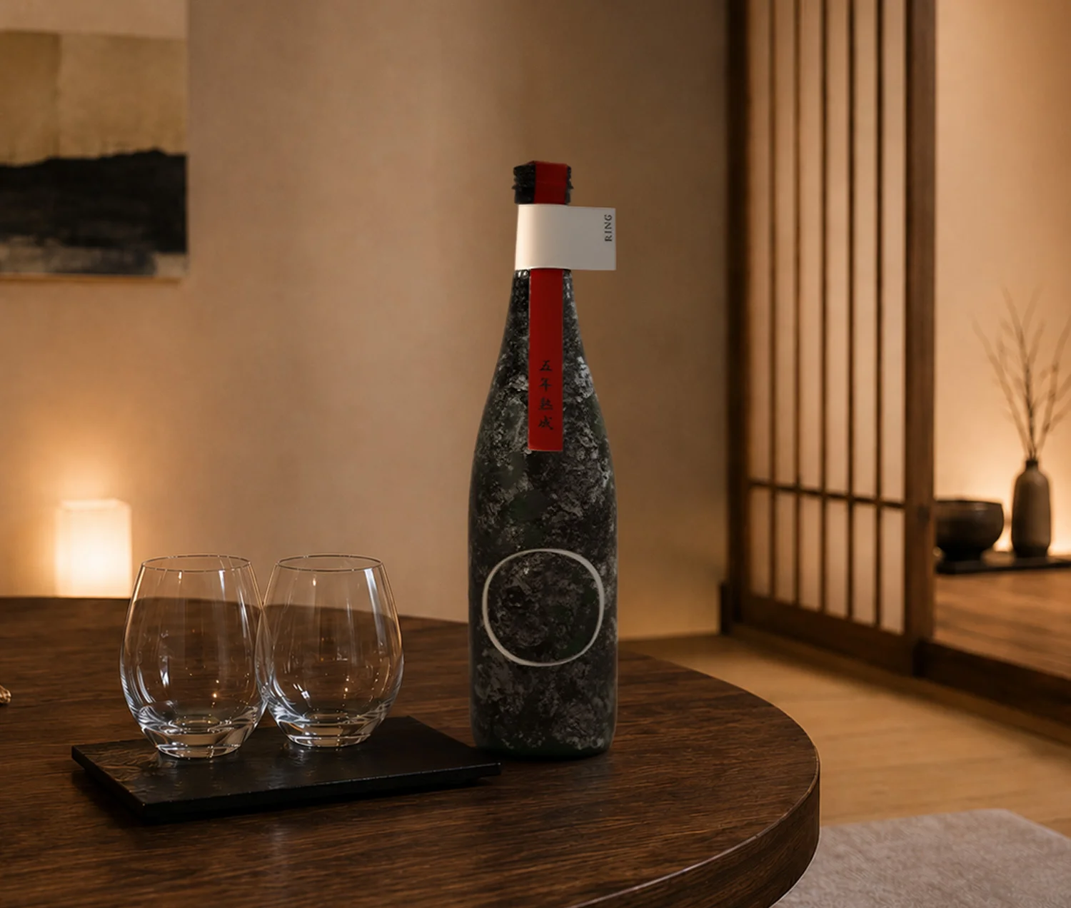 熟成酒RINGで乾杯